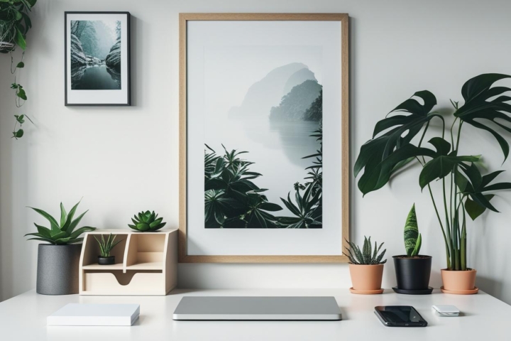 Detalhes decorativos que facilitam a rotina de trabalho