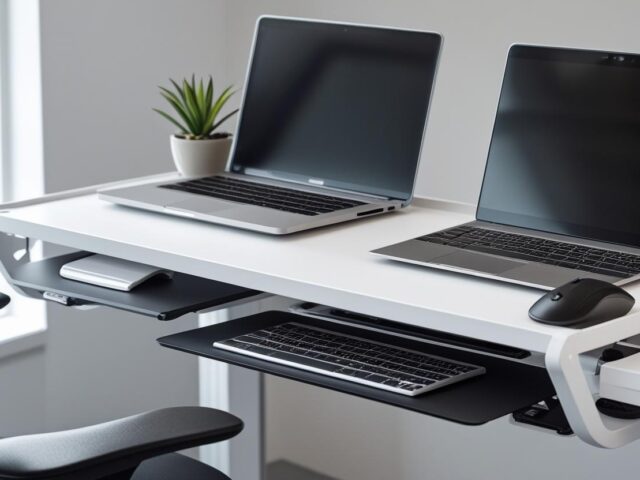 Estação de trabalho ergonômica compacta: eficiência espacial em escritórios pequenos