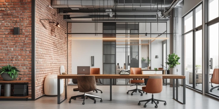 Estilo industrial no ambiente corporativo: quando usar e como equilibrar