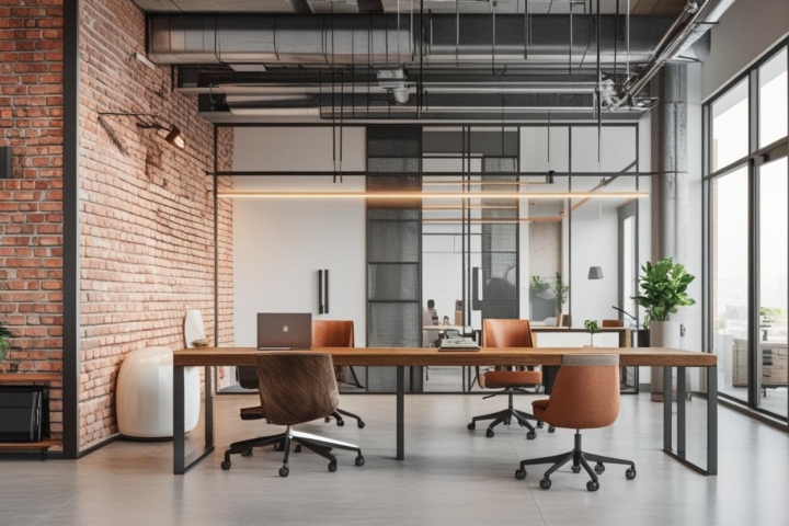 Estilo industrial no ambiente corporativo: quando usar e como equilibrar